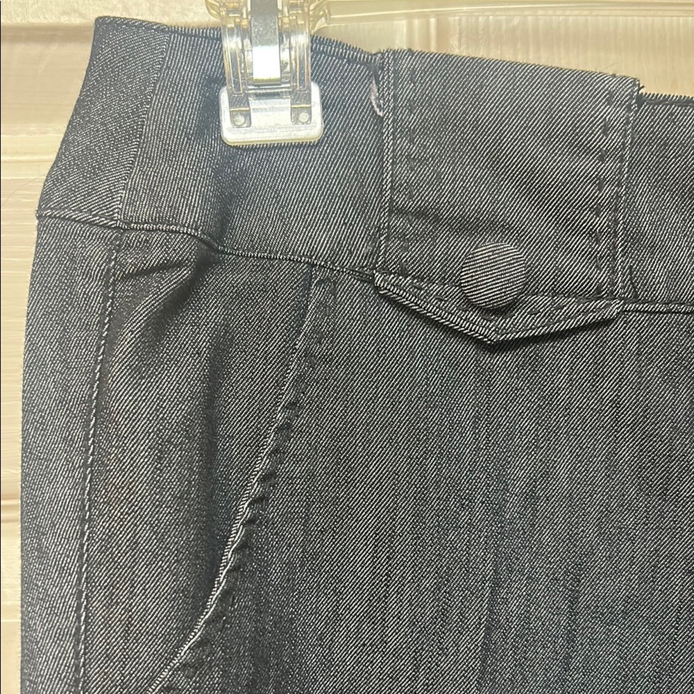 Blue Bermuda Denim Shorts Tailored Knee-Length SIZE 8 by One 5 One - Picture 7 of 13